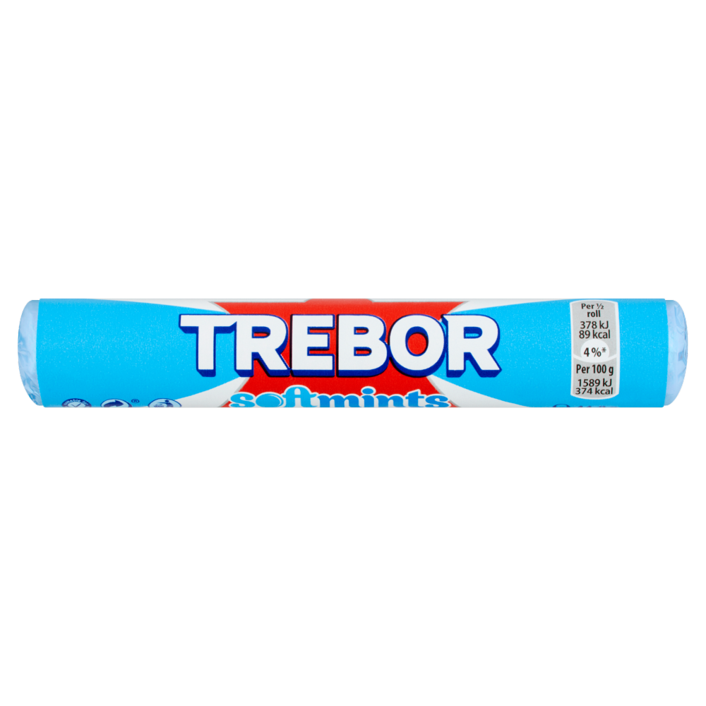 Trebor Softmints Spearmint Mints Roll 44.9g