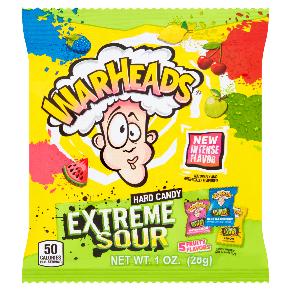 Warheads Hard Candy Extreme Sour 28g