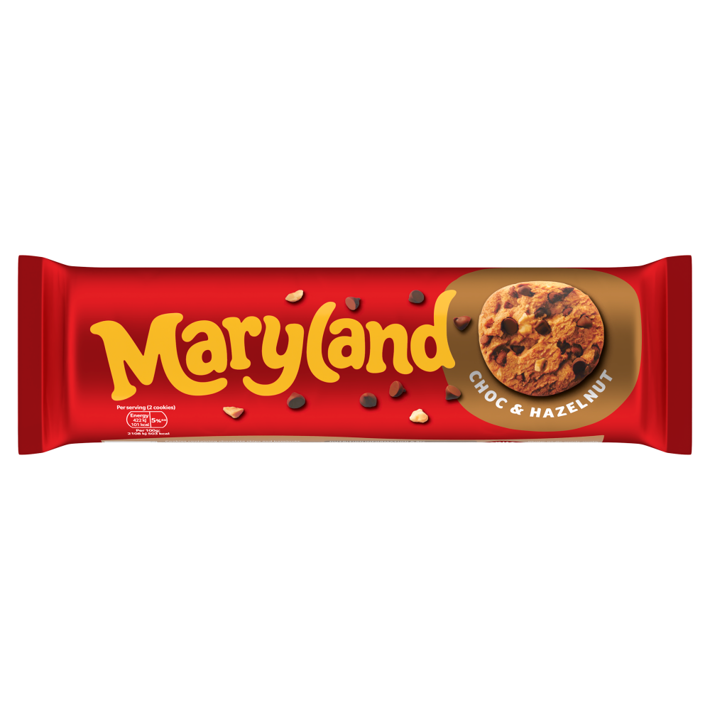 Maryland Choc & Hazelnut 200g