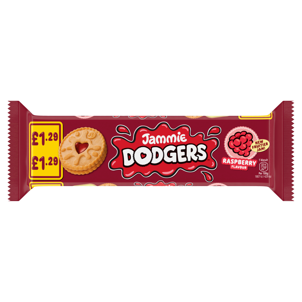 Jammie Dodgers Raspberry Flavour 140g