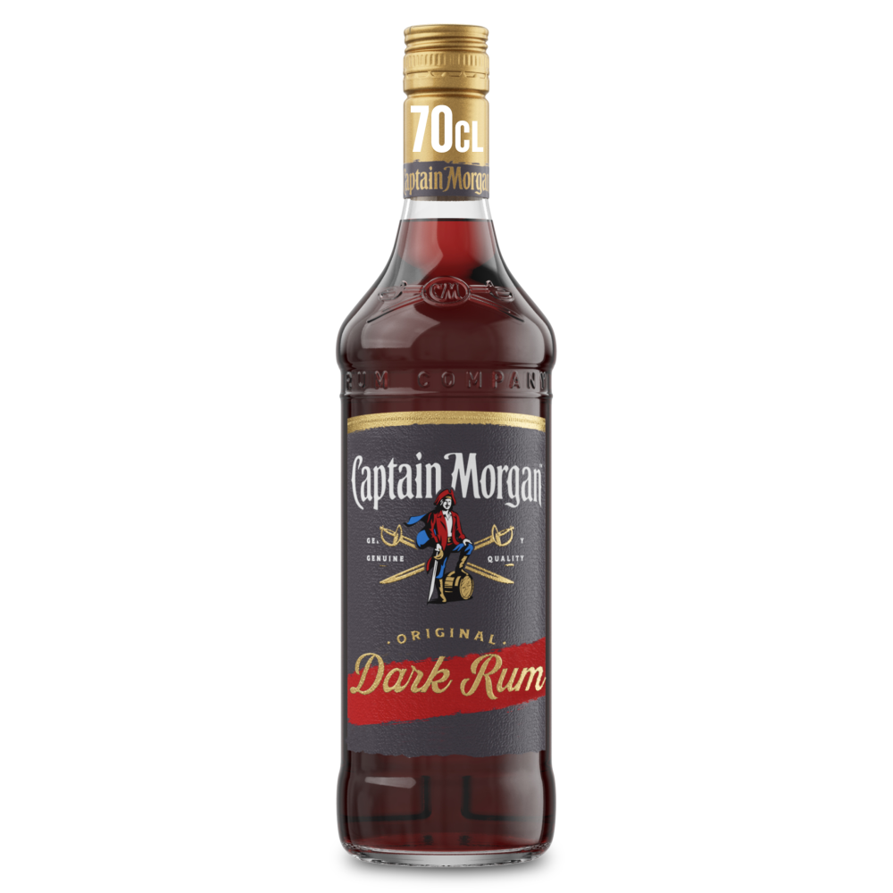 Captain Morgan Dark Rum 40% vol 70cl Bottle