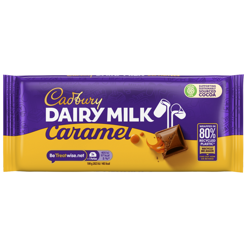Cadbury Dairy Milk Caramel Chocolate Bar 120 g