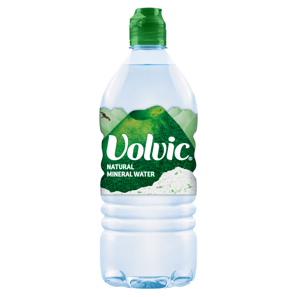 Volvic Natural Bottled Mineral Still Water 1L