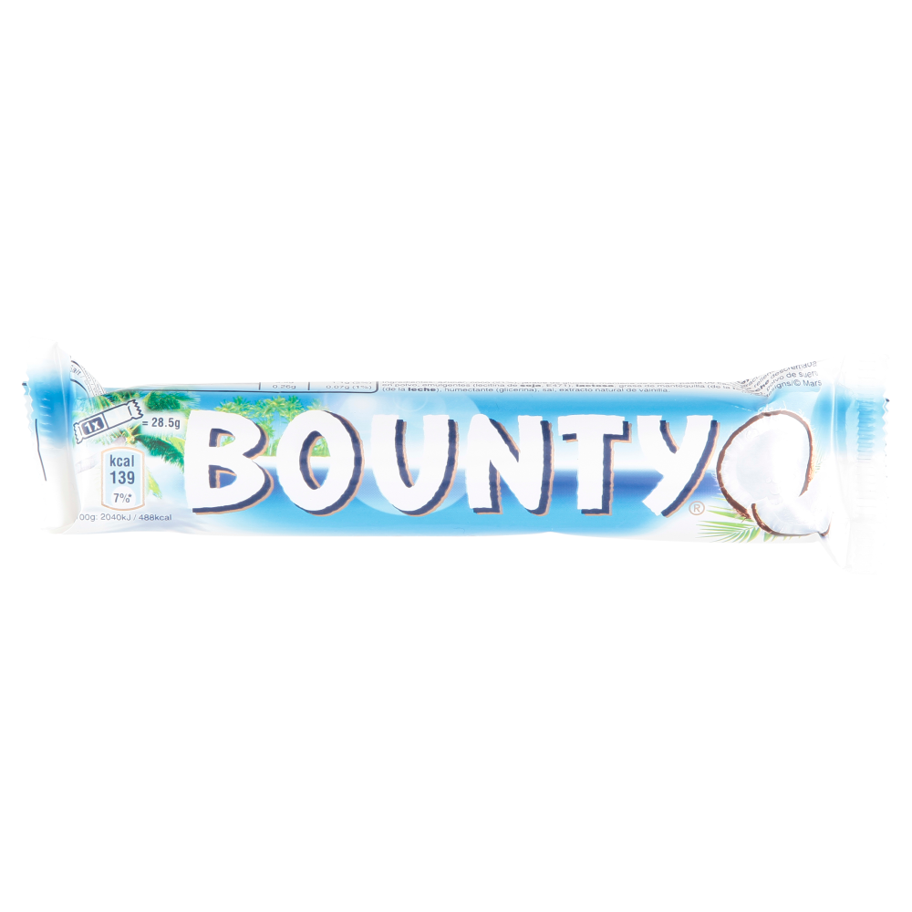 Bounty Coconut & Milk Chocolate Snack Bar Duo 57g