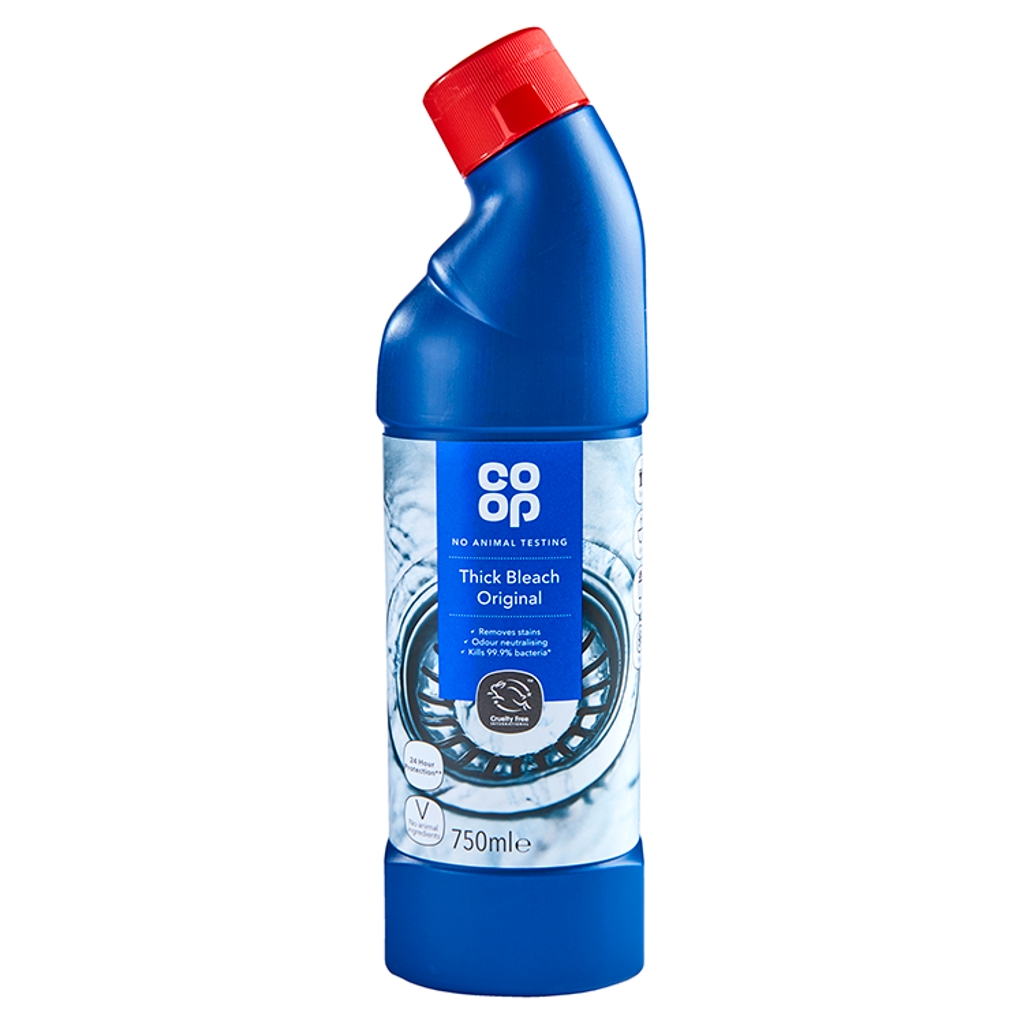 Co Op Thick Bleach Original 750ml