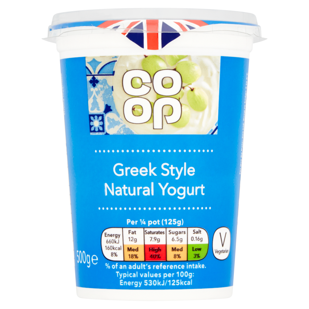 Co-op Greek Style Natural Yogurt 500g