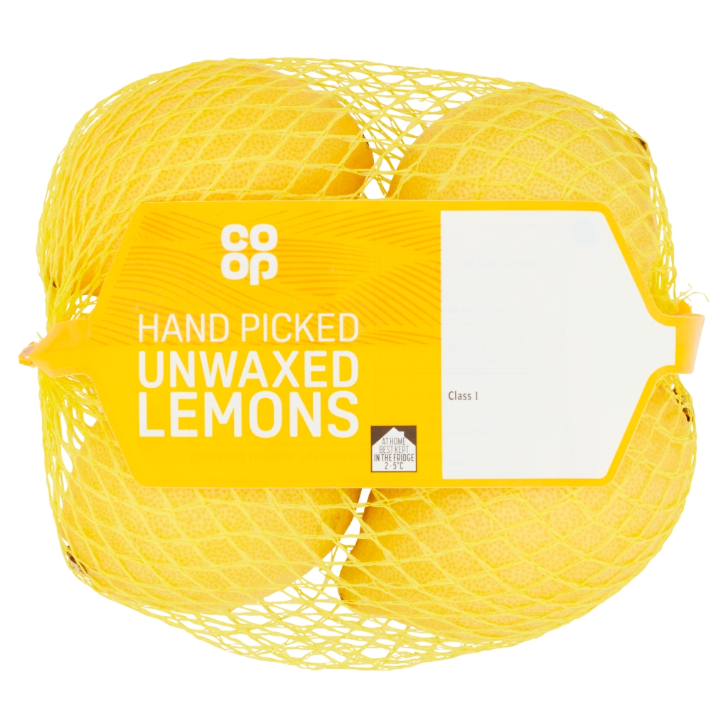 Co-op Hand Picked Unwaxed Lemons