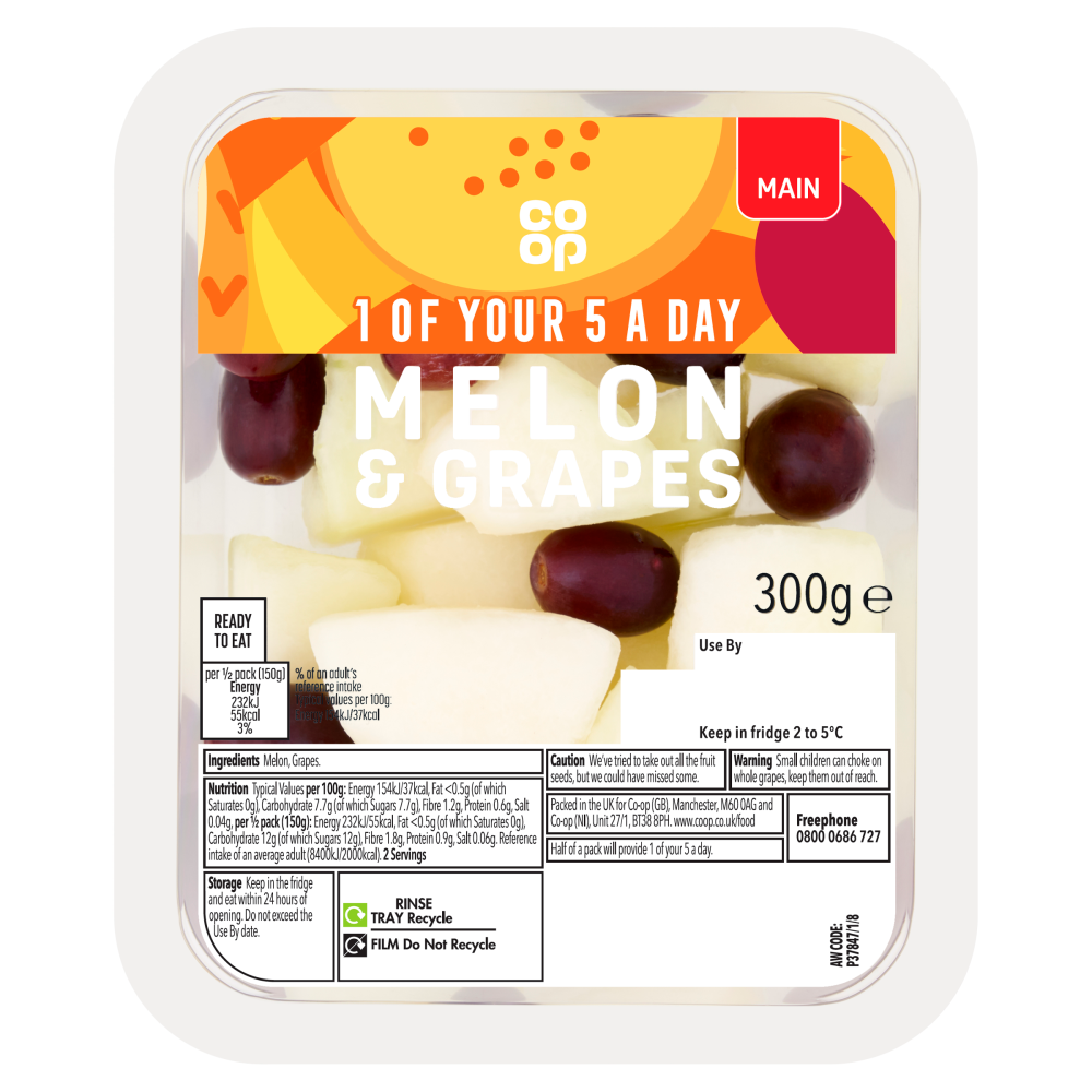 Co-op Melon & Grapes 300g