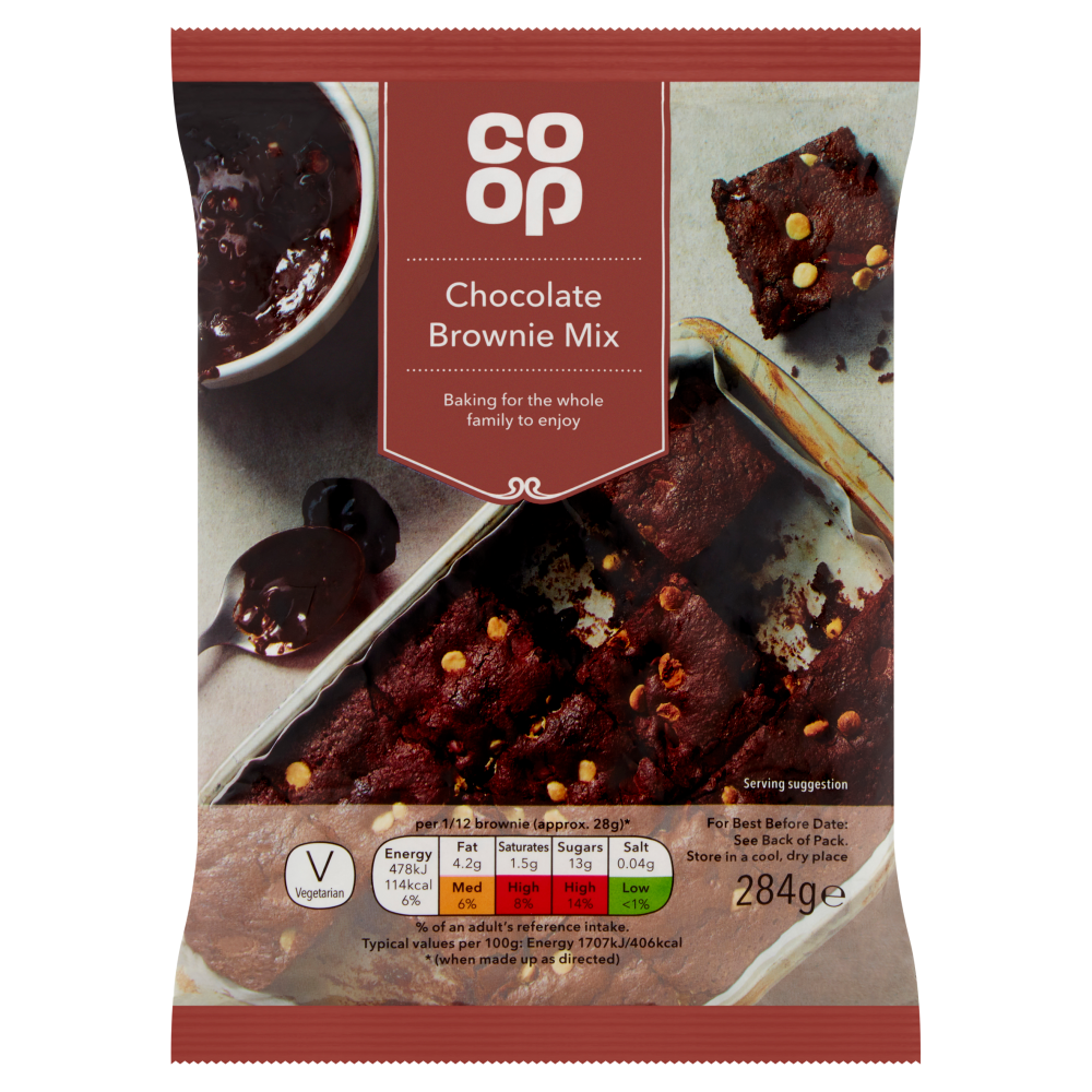 Co-op Chocolate Brownie Mix 284g