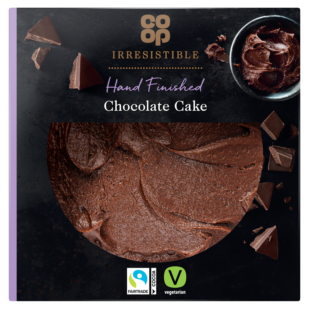 Co-op Irresistible Hand Finished Chocolate Cake