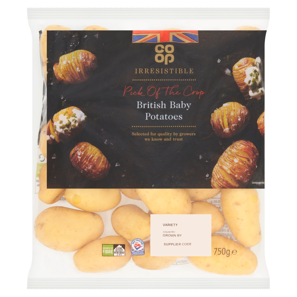 Co-op Irresistible British Baby Potatoes 750g
