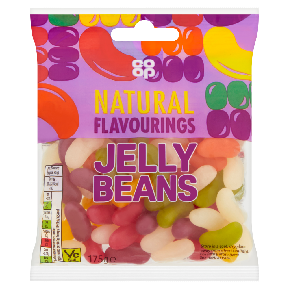 Co-op Natural Flavourings Jelly Beans 175g