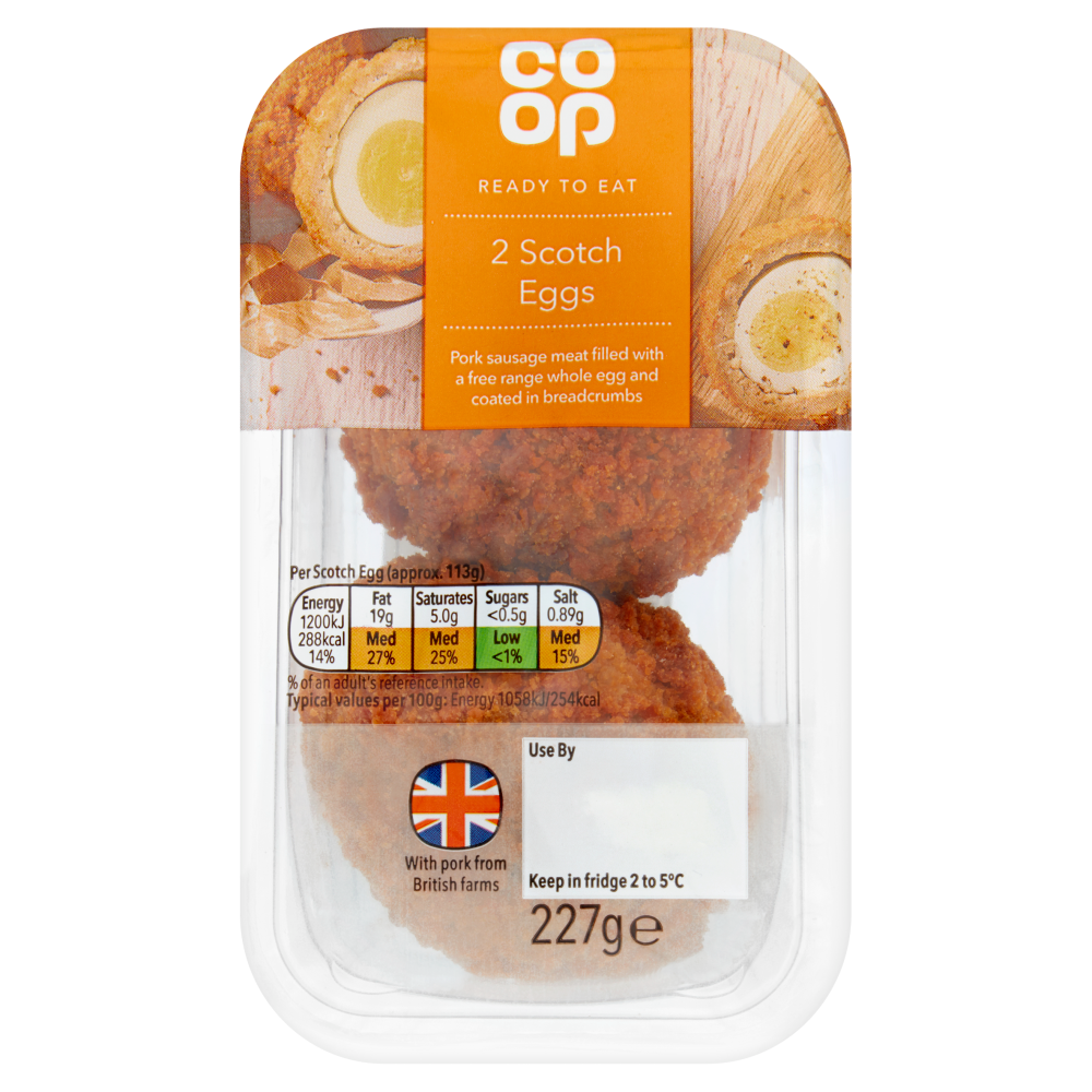 Co-op 2 Scotch Eggs 226g