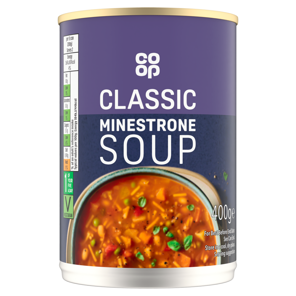 Co-op Classic Minestrone Soup 400g