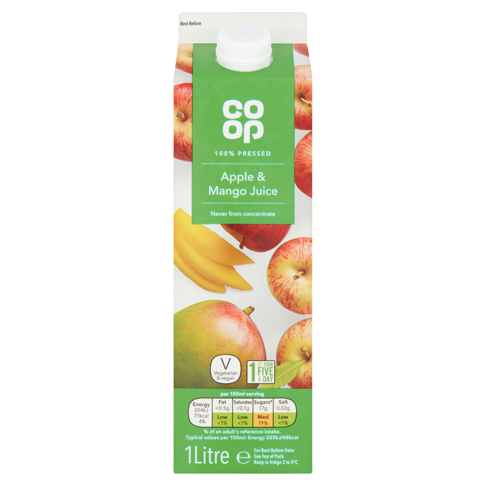 Co-op Apple & Mango Juice 1L