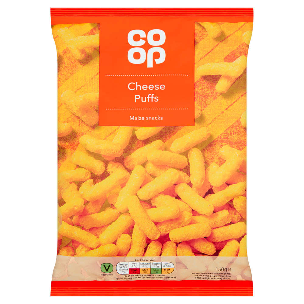 Co-op Cheese Puffs 150g