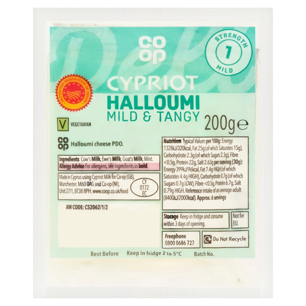 Co-op Cypriot Halloumi 200g