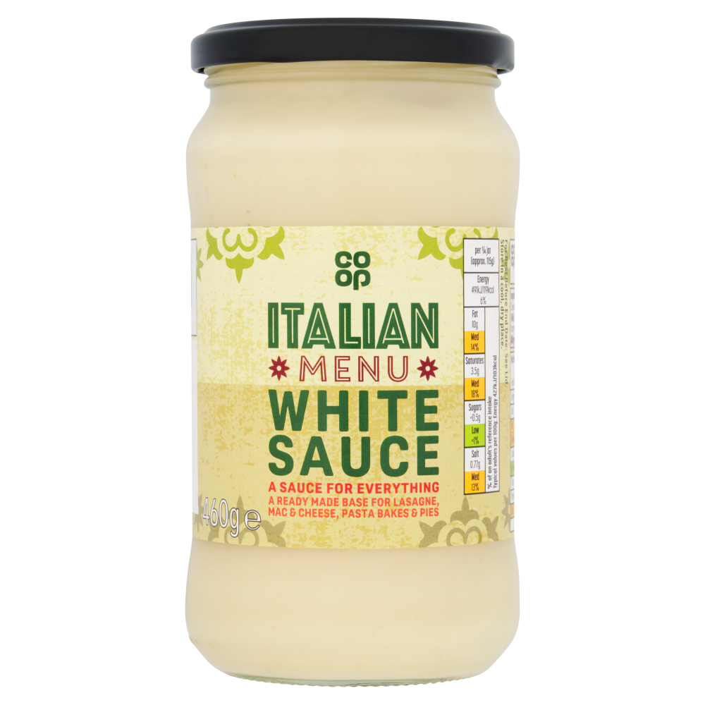 Co-op Italian Menu White Sauce 460g