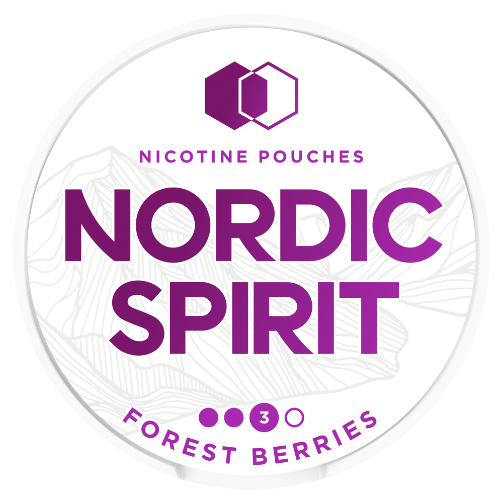 Nordic Spirit Forest Berries Strong Can 9mg Nicotine Pouch
