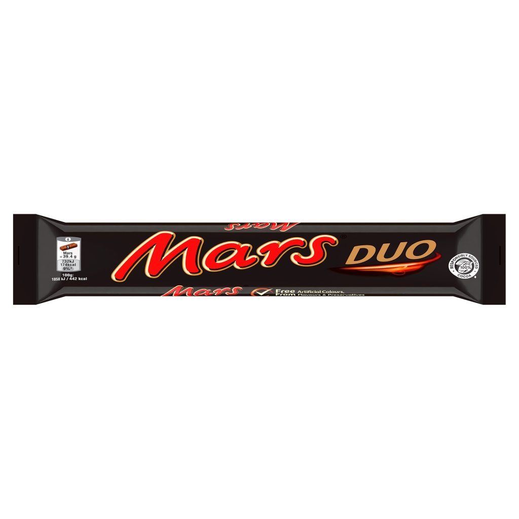 Mars, Caramel, Nougat & Milk Chocolate Snack Bar Duo 78.8g