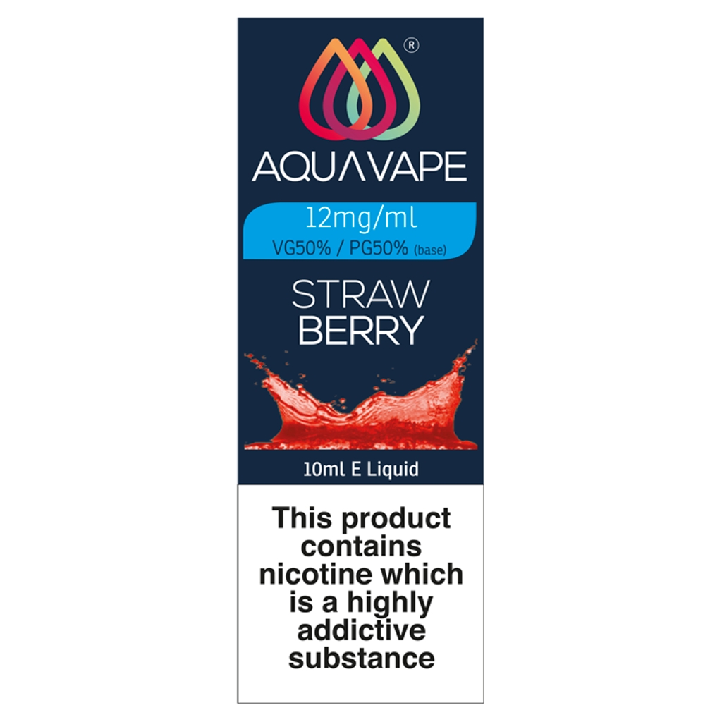 Aqua Vape Strawberry Delight 12mg/10ml