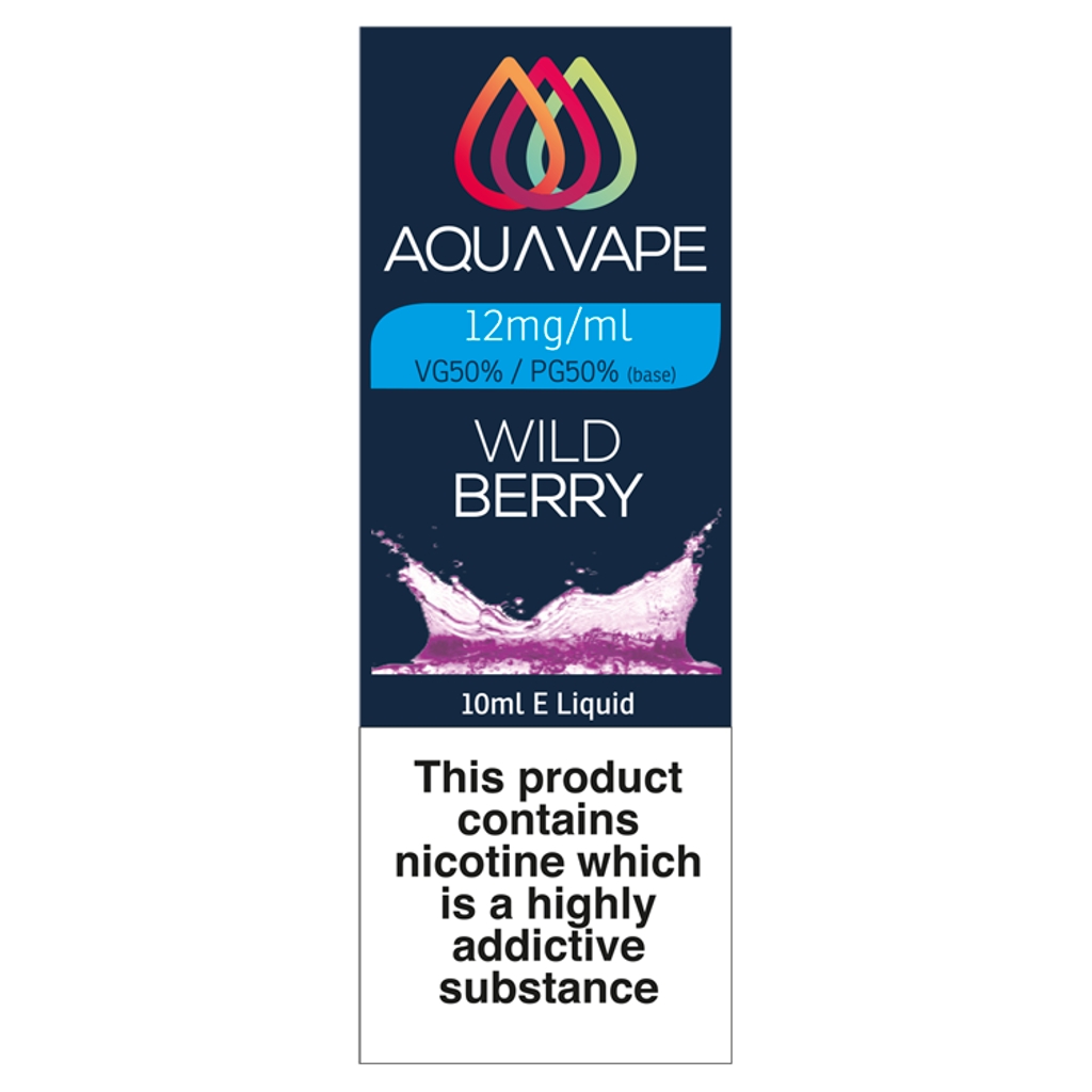 Aqua Vape Wild Berry 12mg/10ml