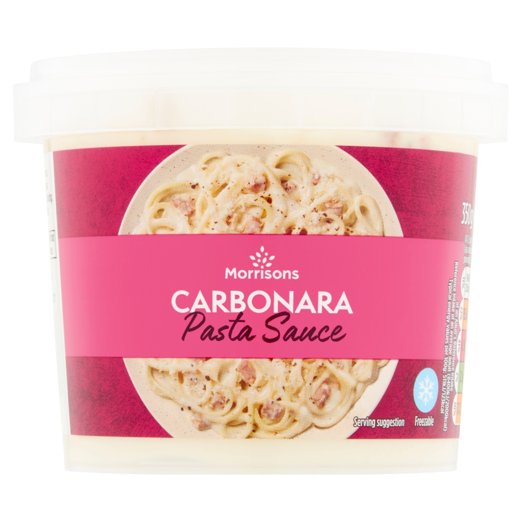 Morrisons Carbonara Pasta Sauce 350g