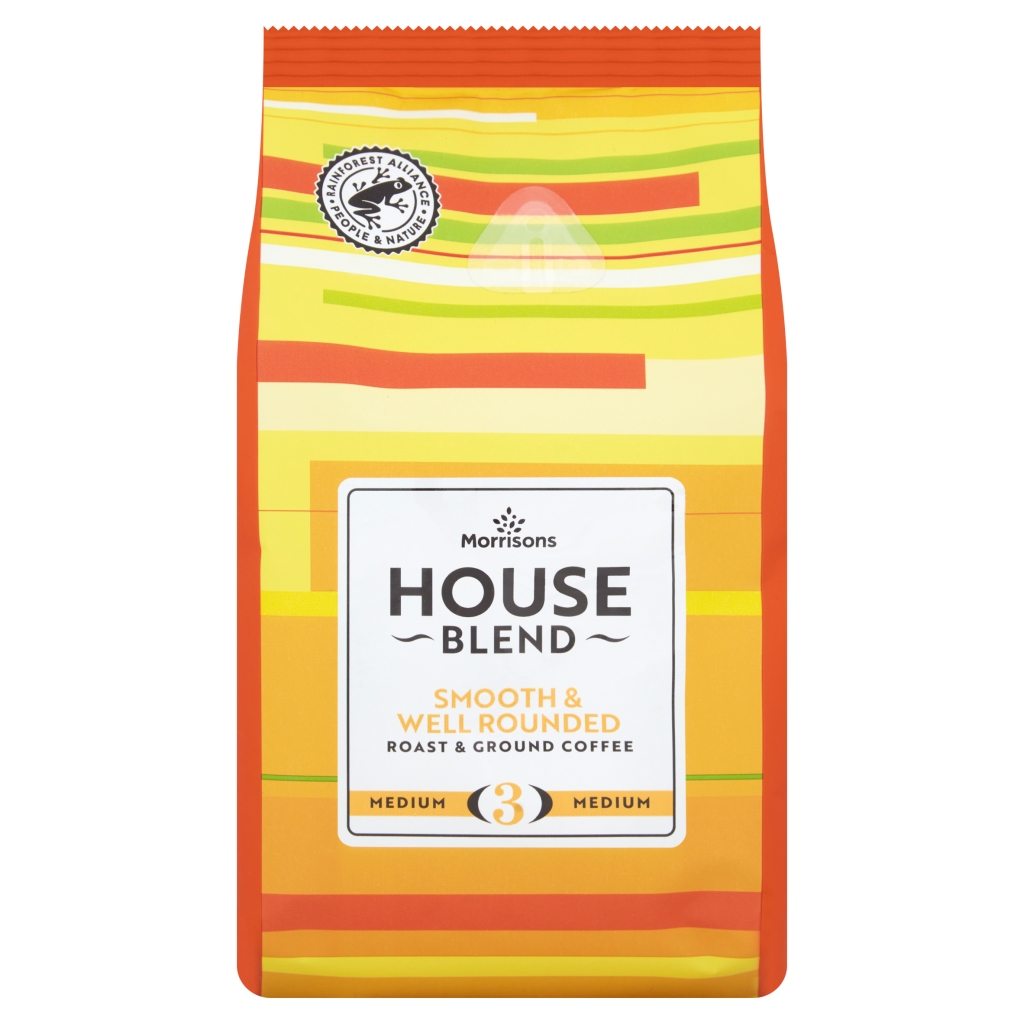 Morrisons House Blend Smooth & Well Rounded Roast & Ground Coffee 227g