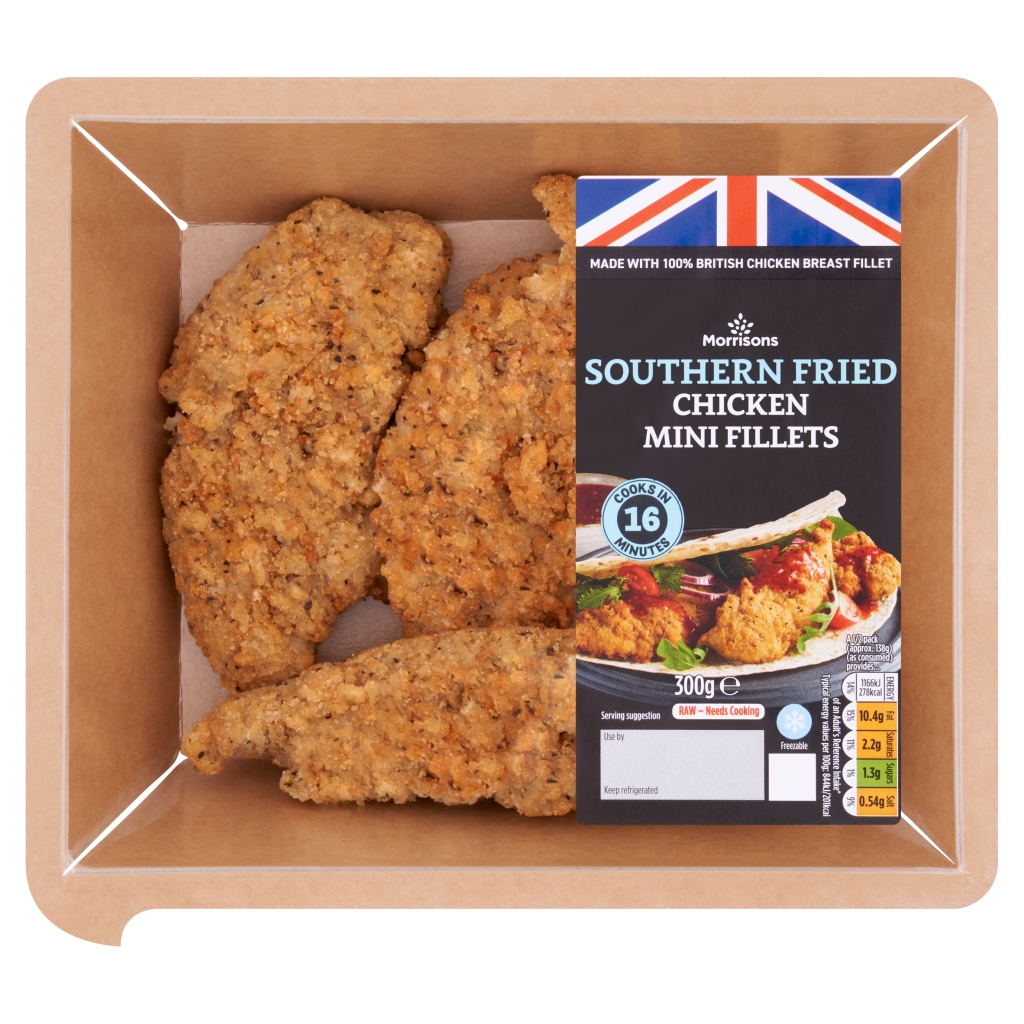 Morrisons Southern Fried Chicken Mini Fillets 300g