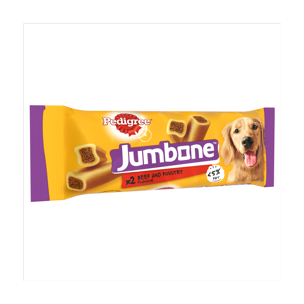 PEDIGREE JUMBONE Medium Dog Treats Beef and Poultry 2 Chews
