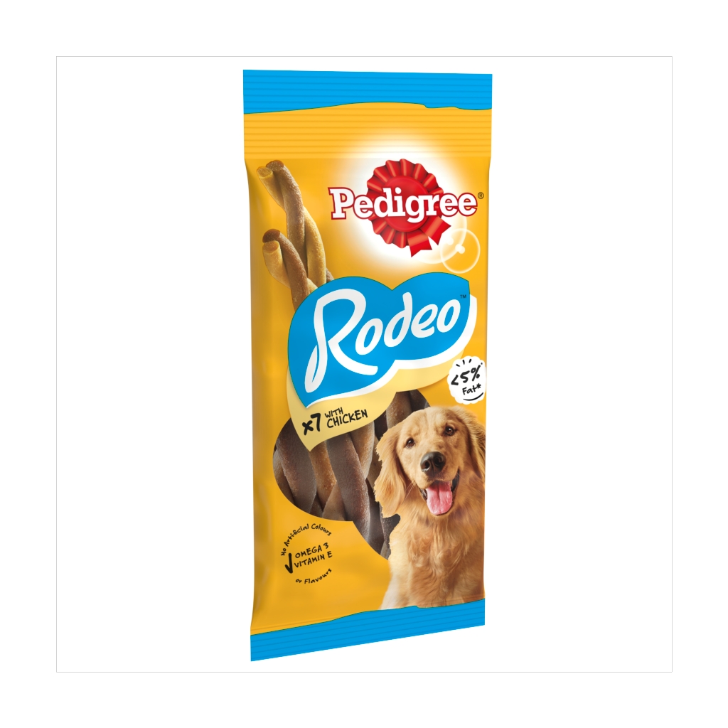 Pedigree Rodeo Adult Dog Treats Chicken 7 Sticks 123g