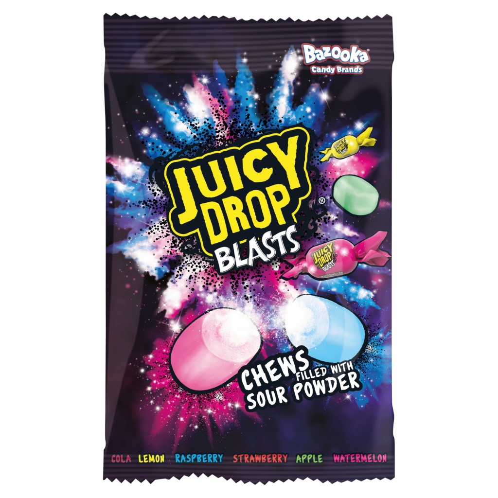 Juicy Drop Blasts Chews Filled with Sour Powder 45g