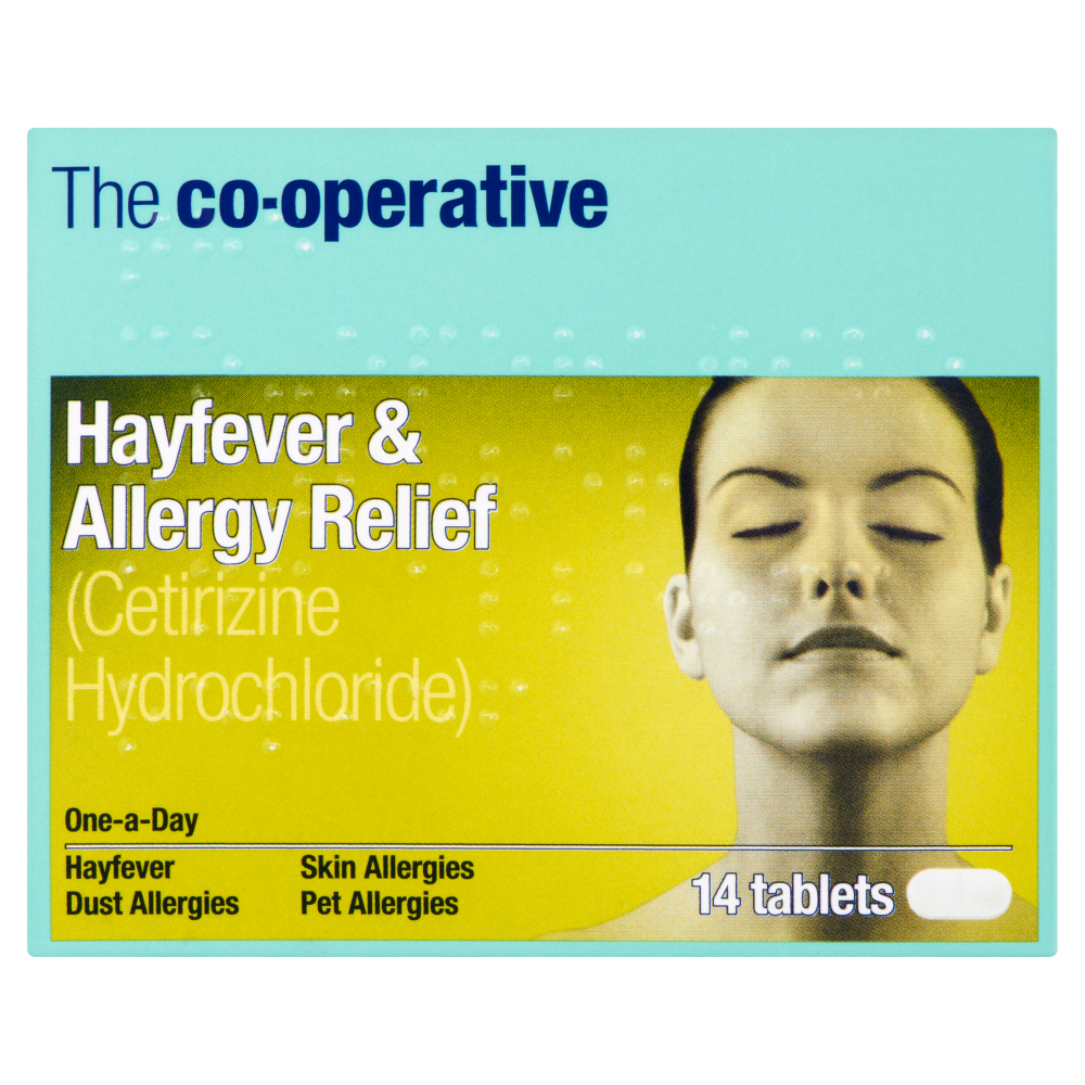 The Co-operative Hayfever & Allergy Relief 14 Tablets