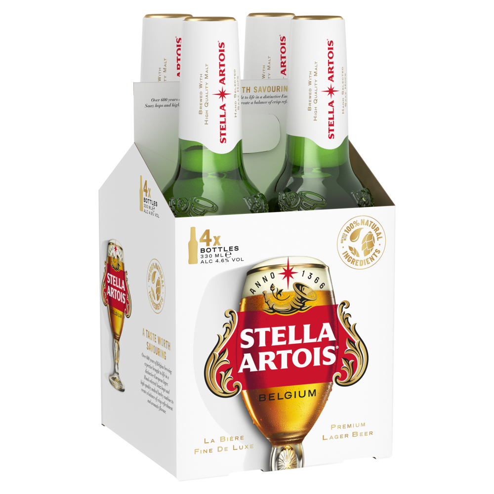 Stella Artois Belgium Premium Lager Beer 330ml