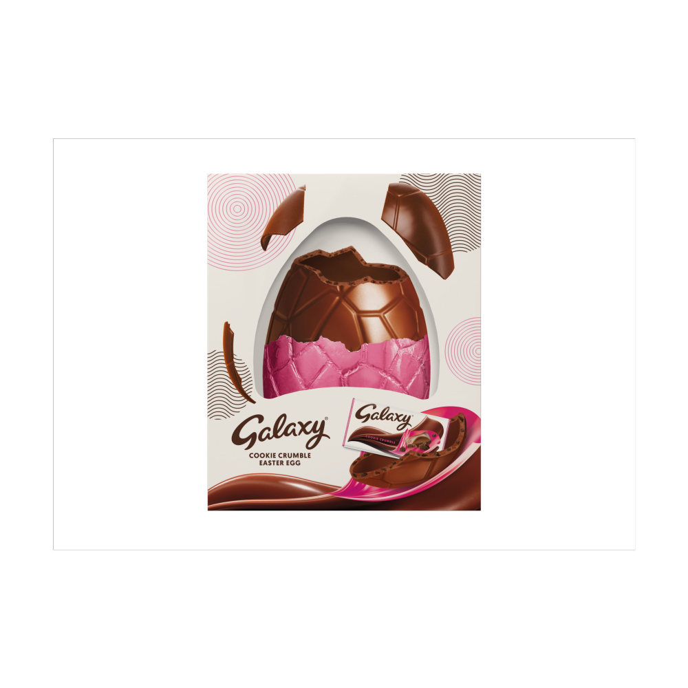 Galaxy Cookie Crumble Milk Chocolate Giant Easter Egg 494g