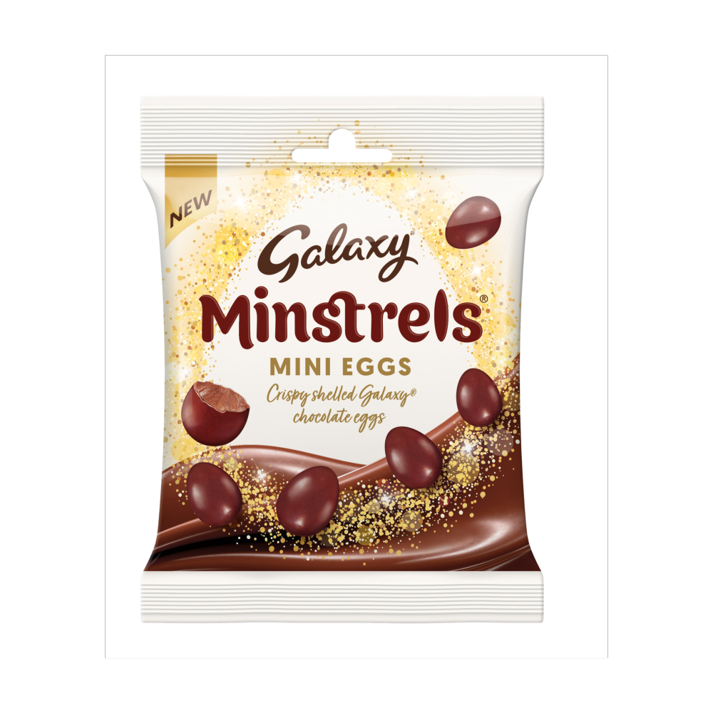 Galaxy Minstrels Milk Chocolate Mini Eggs Bag 80g

