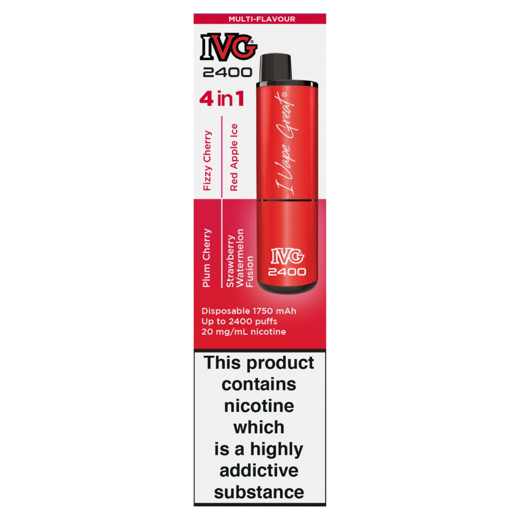 IVG 2400 4 in 1 Red Edition Multi-Flavour