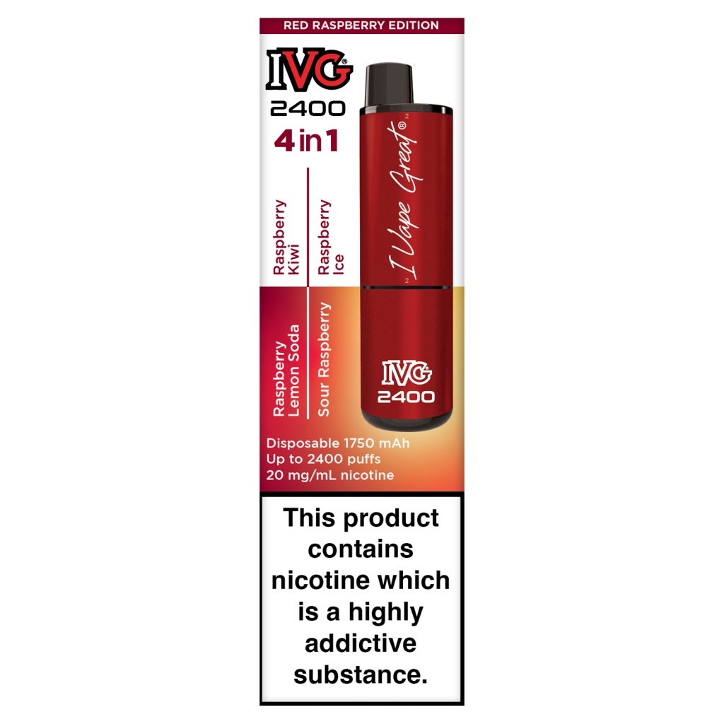 IVG 2400 4 in 1 Red Raspberry Edition