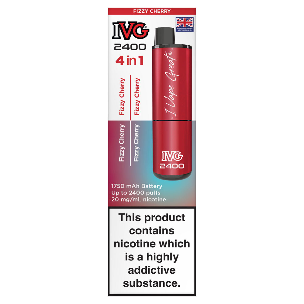 IVG 2400 4 in 1 Fizzy Cherry