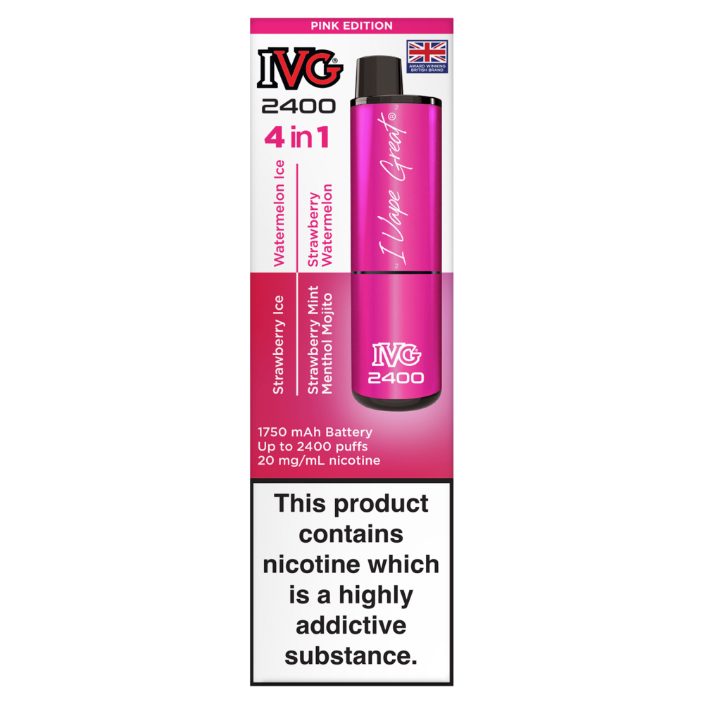 IVG 2400 4 in 1 Pink Edition 20mg/mL