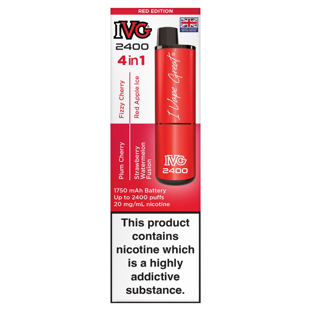 IVG 2400 4 in 1 Red Edition 20mg/mL