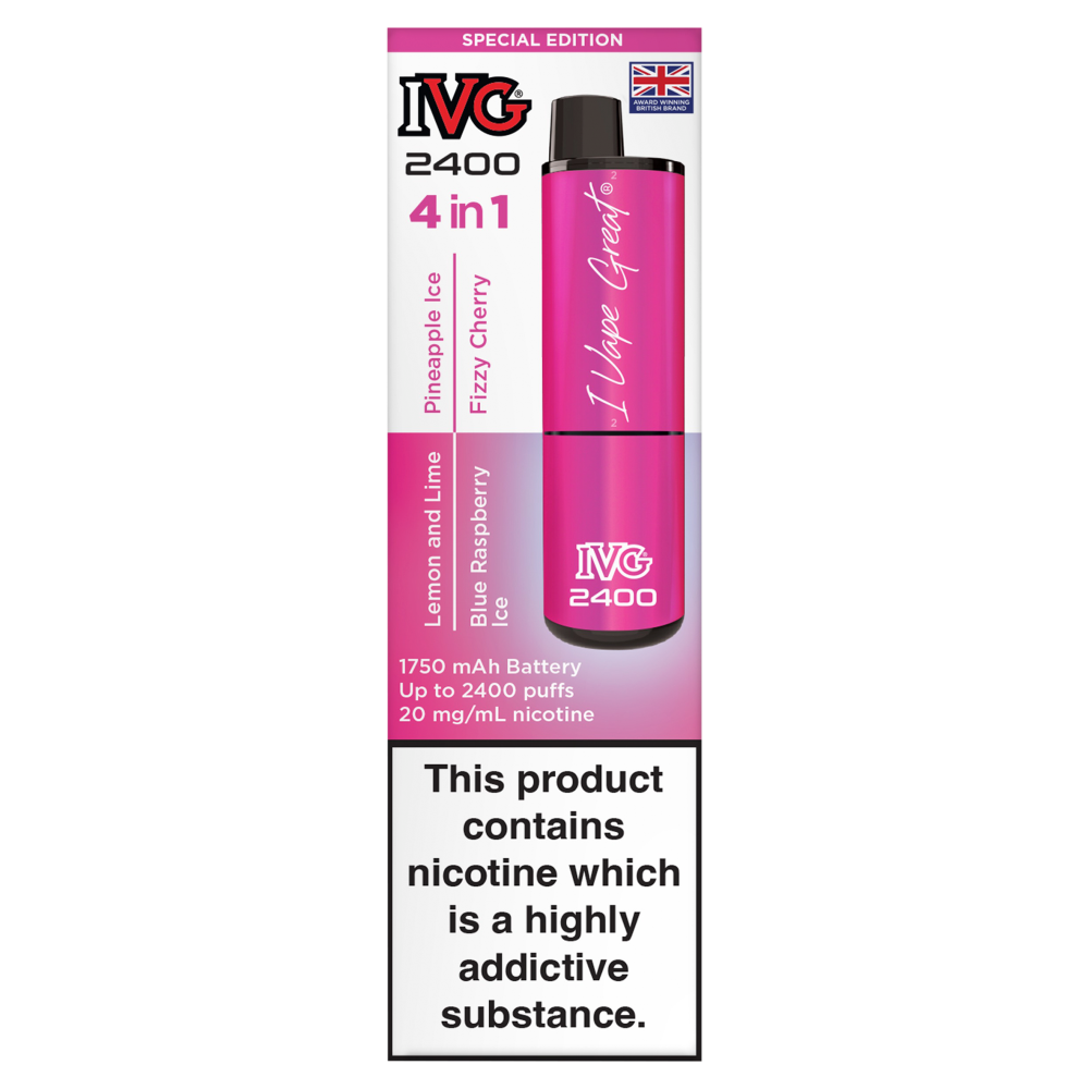 IVG 2400 Special Edition 4 in 1 Flavours Device