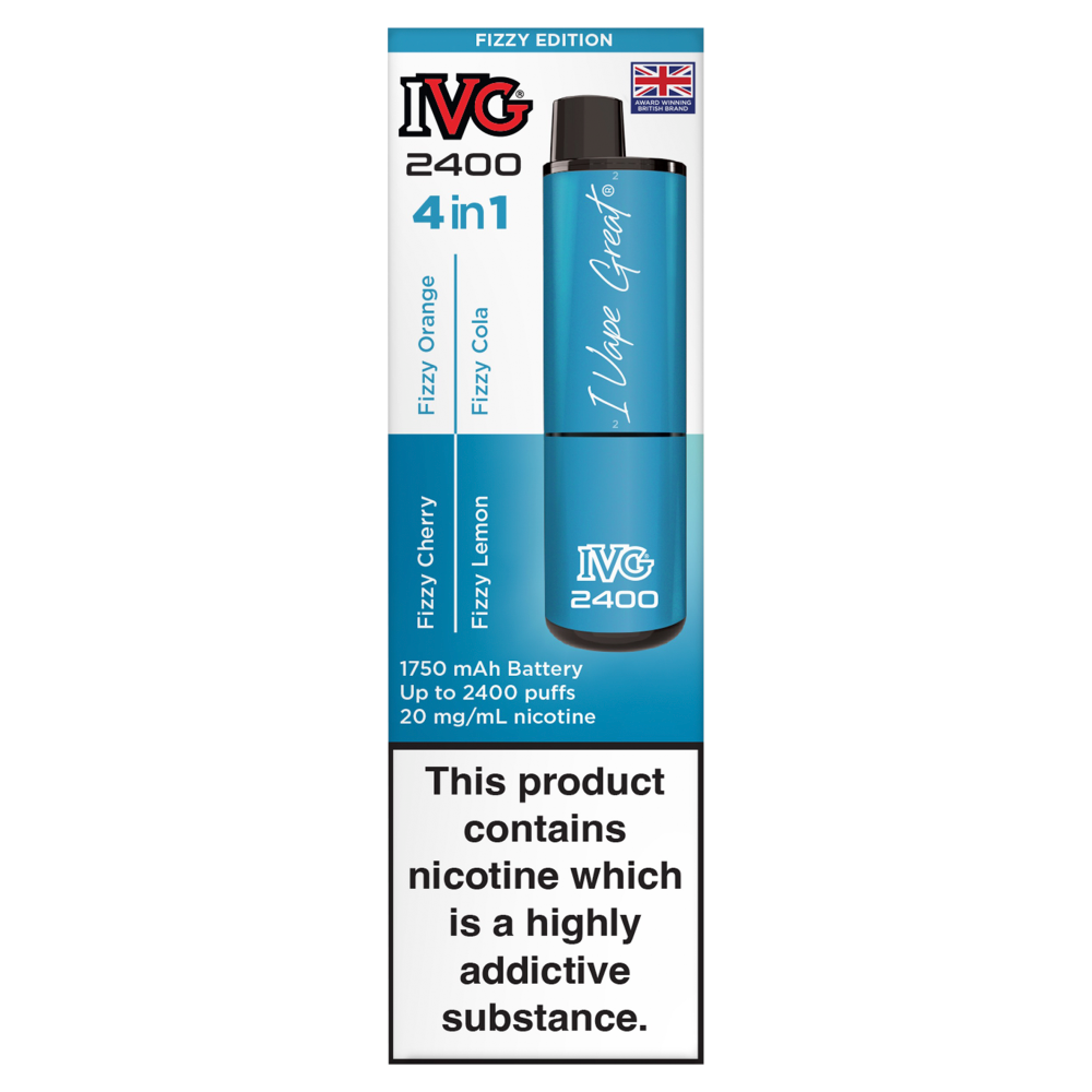 IVG 2400 4 in 1 Fizzy Edition 20mg/mL