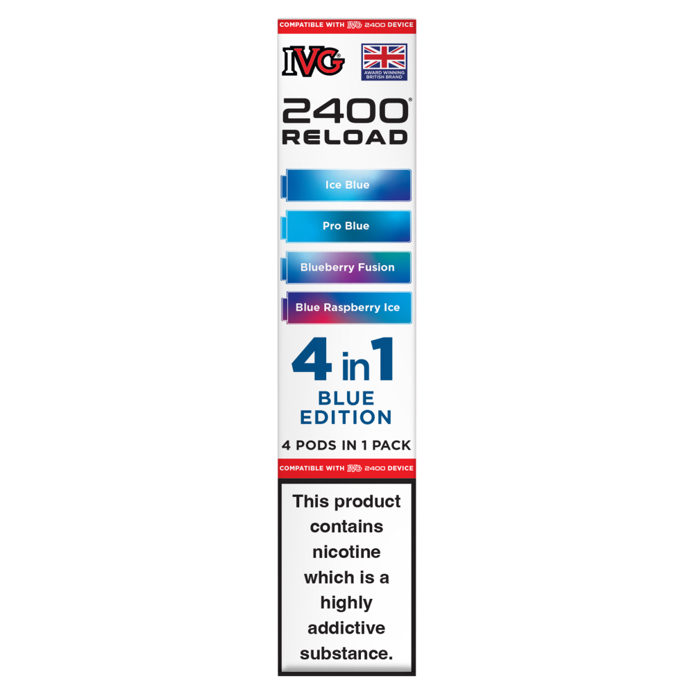 IVG 2400 Reload 4 in 1 Blue Edition
