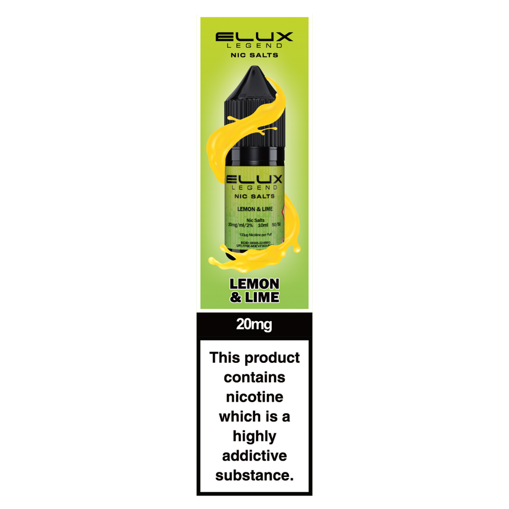 Elux Legend Nic Salts Lemon & Lime 20mg