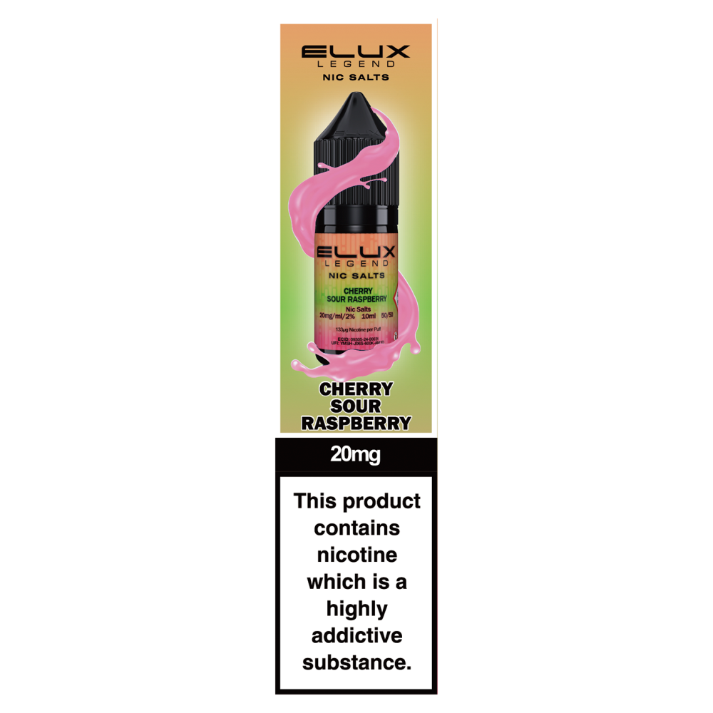 Elux Legend Nic Salts Cherry Sour Raspberry 20mg