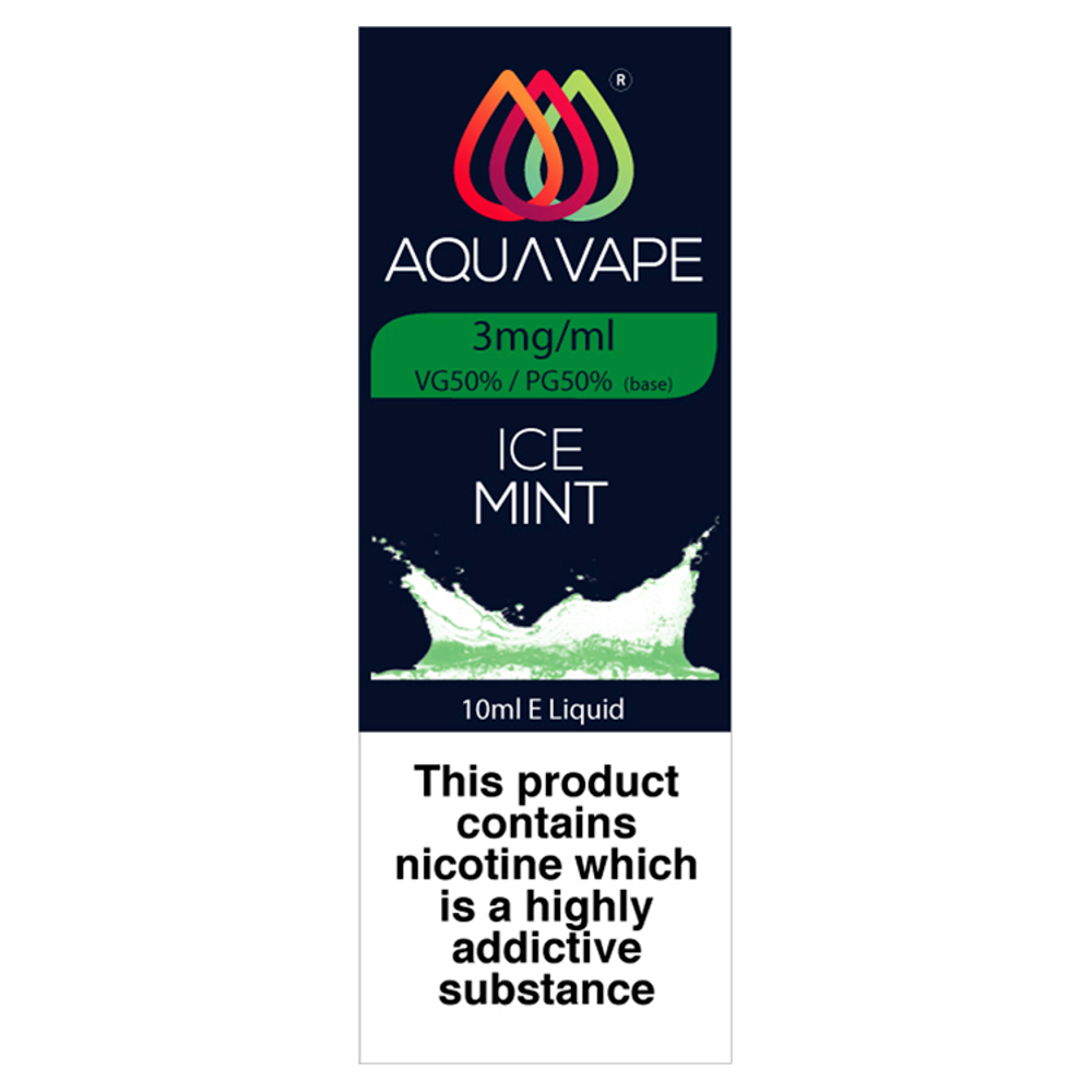 Aqua Vape Ice Mint 3mg 10ml