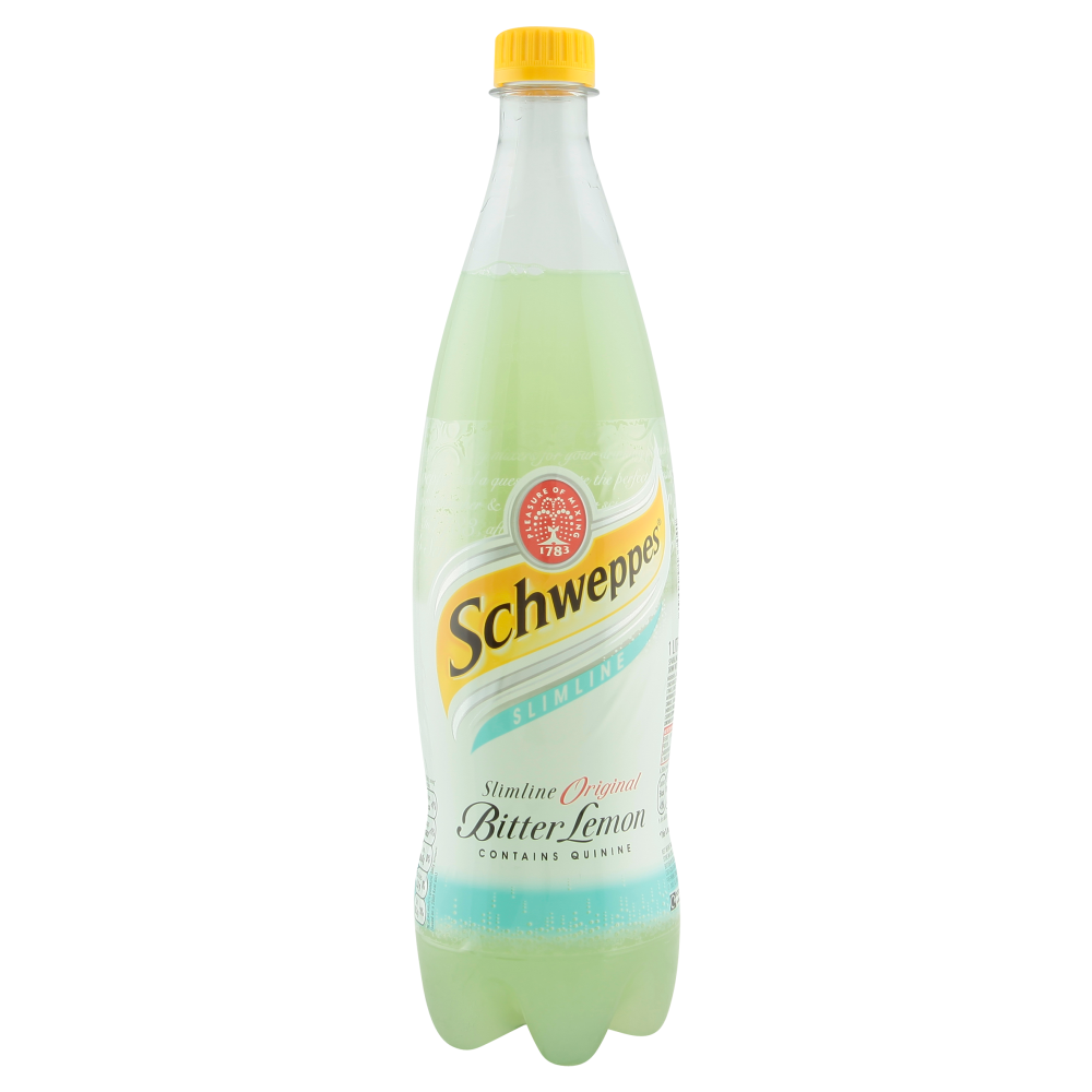 Schweppes Slimline Bitter Lemon 1L Bottle