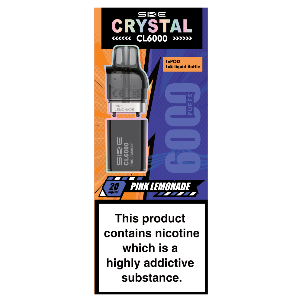 SKE Crystal CL6000 Pink Lemonade 20mg/ml