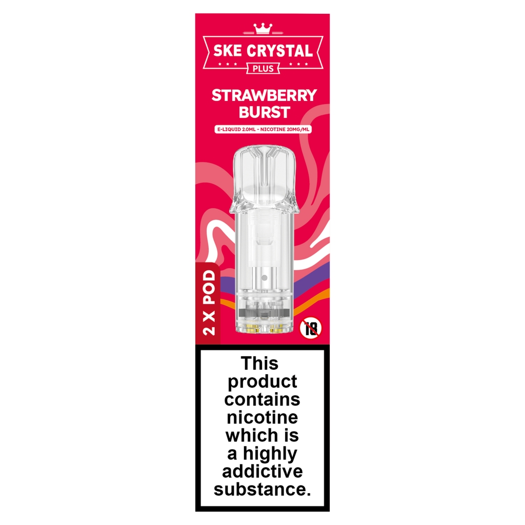 SKE Crystal Plus Strawberry Burst 20mg/ml